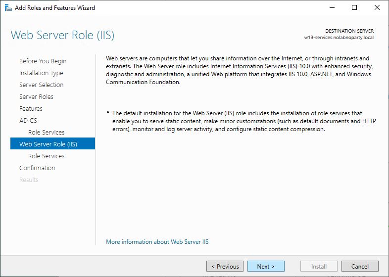 Web Server Role - img