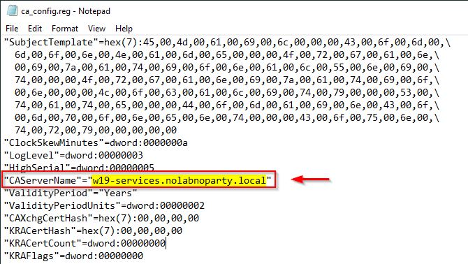 Change the name with the current server name and save the file - img