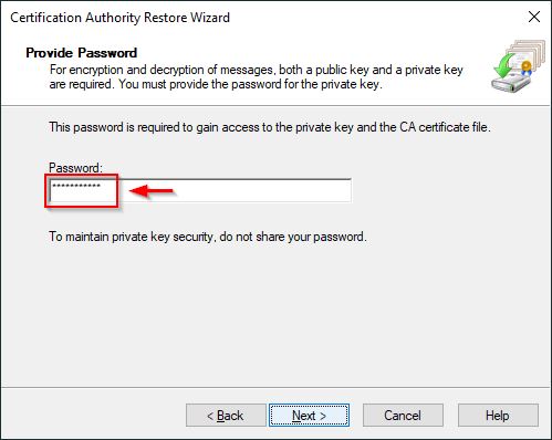Enter the Password - img
